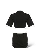Hemdblusenkleid mit Twist